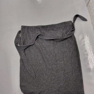 Stretchy grey pencil skirt in XL from LOFT.